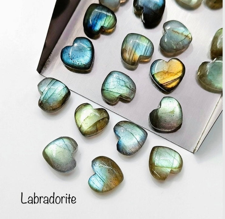 THE HEART NECKLACE - Gorgeous, truly unique, heart shaped gemstone necklace. Made with your favorite gemstone. Handmade in Hawaii with love ❤️
