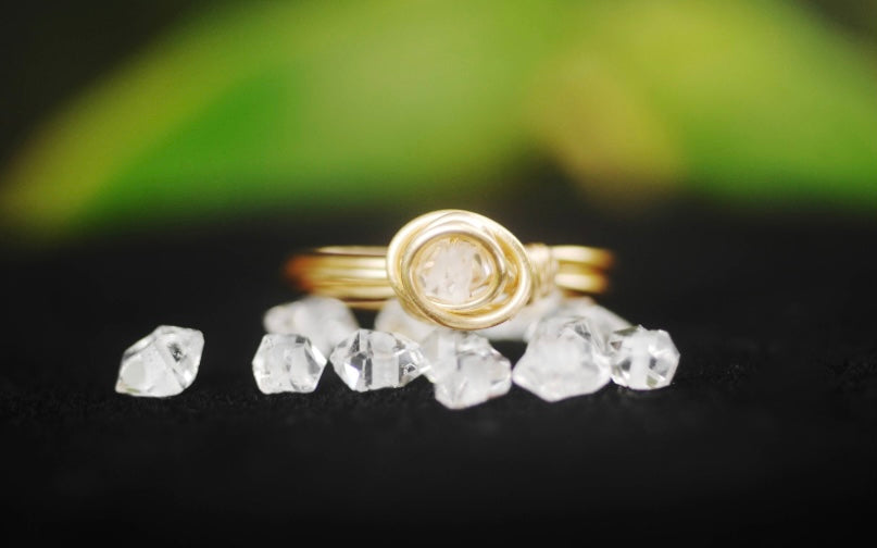 Herkimer Diamond bracelet handmade in Hawaii with love 💖