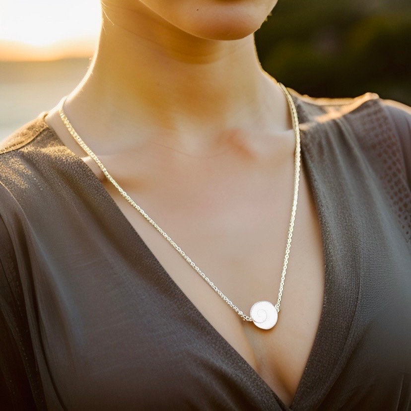 Shiva Shell & Rainbow Moonstone necklace // Eye of Shiva shell // For Protection // Wire wrapped jewelry//  Handmade in Hawaii with love //