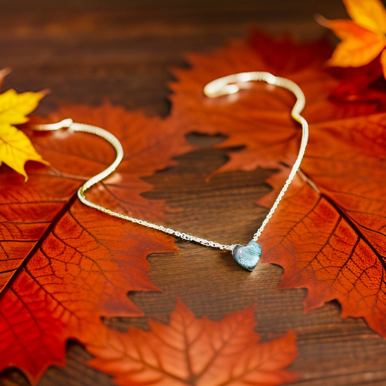 THE HEART NECKLACE - Gorgeous, truly unique, heart shaped gemstone necklace. Made with your favorite gemstone. Handmade in Hawaii with love ❤️