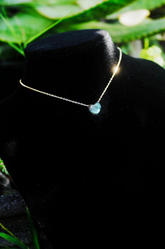 THE HEART NECKLACE - Gorgeous, truly unique, heart shaped gemstone necklace. Made with your favorite gemstone. Handmade in Hawaii with love ❤️
