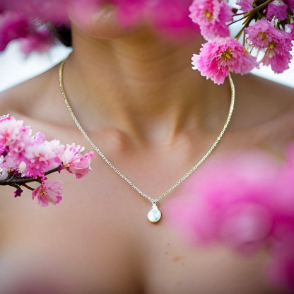 Rainbow Moonstone drop Necklace // Stunning & Unique, AAA, Blue flash quality gems // Wire wrapped  jewelry // Made in Hawaii with love //